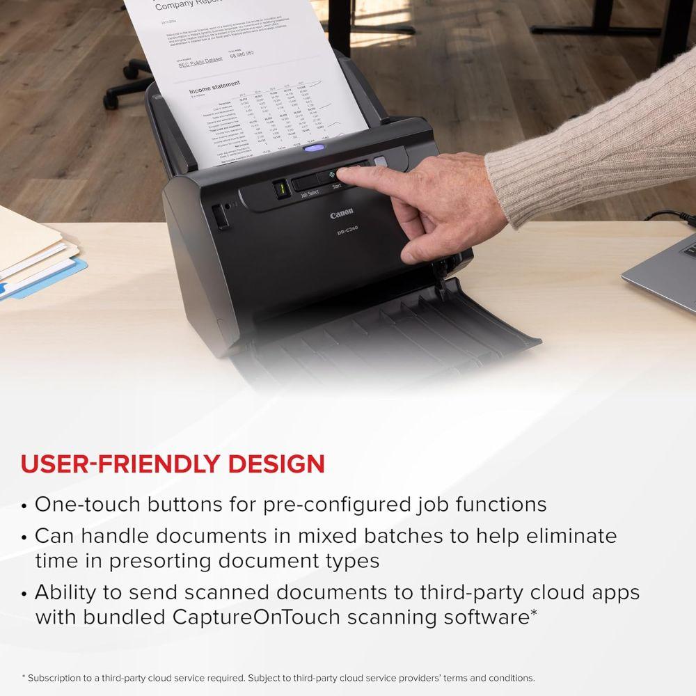 Renoverad Canon ImageFORMULA DR-C240 Colour Document Scanner - Reebelo Sverige