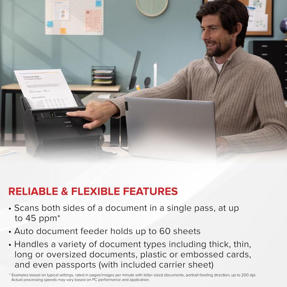 Renoverad Canon ImageFORMULA DR-C240 Colour Document Scanner - Reebelo Sverige