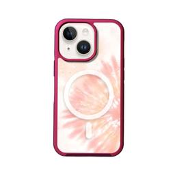 Renoverad Caseco MagSafe iPhone 14 Plus Orange Tie Dye Case - Reebelo Sverige