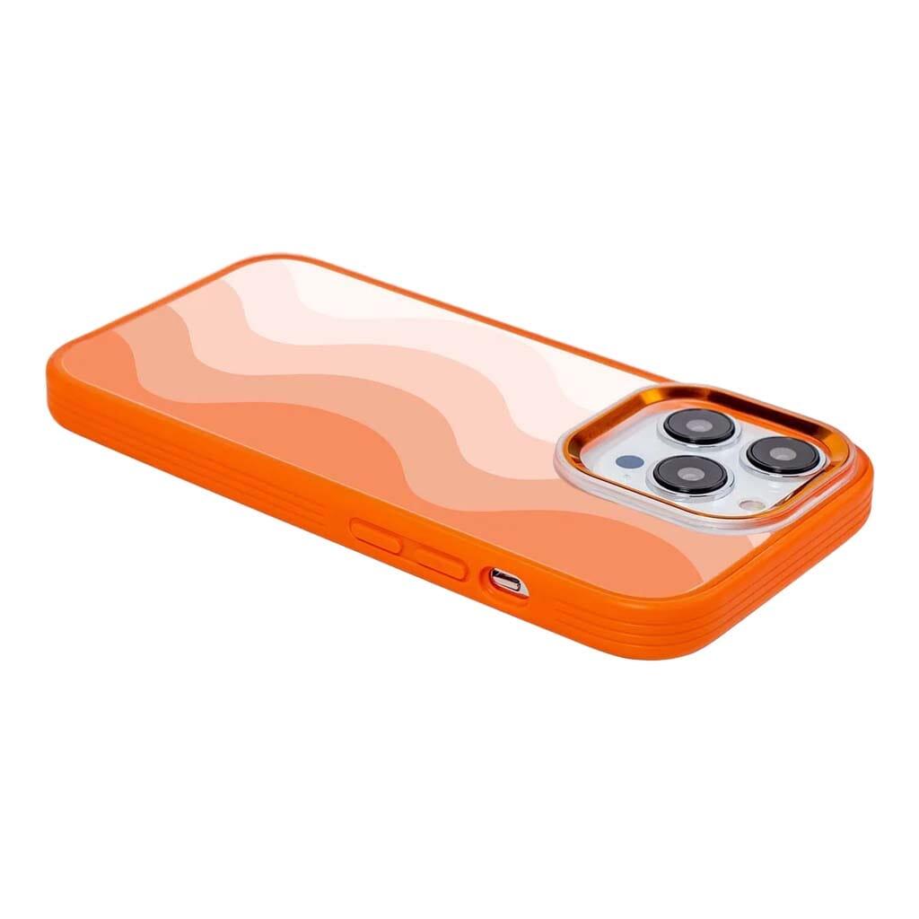 Renoverad Caseco MagSafe iPhone 14 Pro Max Orange Wave Case - Reebelo Sverige