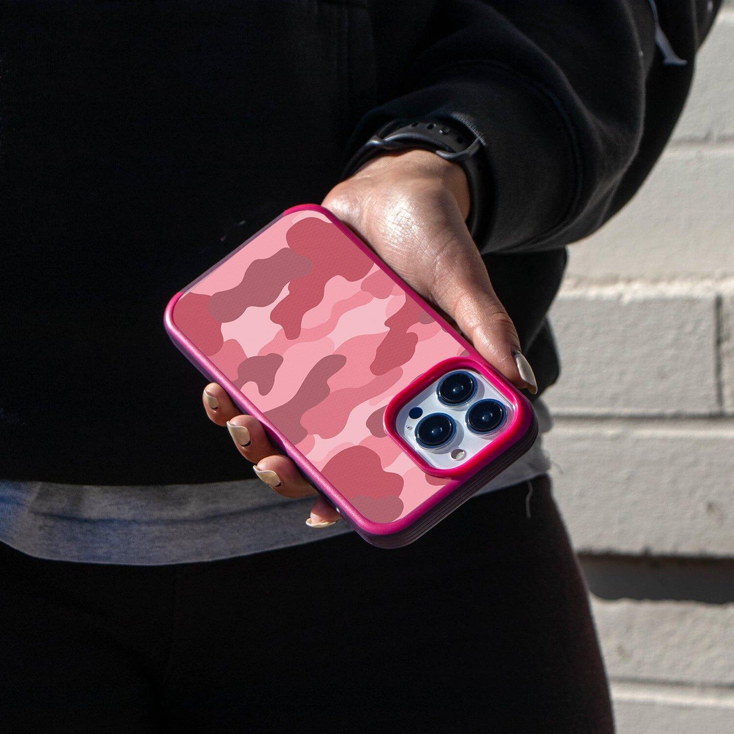 Renoverad Caseco MagSafe iPhone 14 Pro Pink Camo Case - Reebelo Sverige