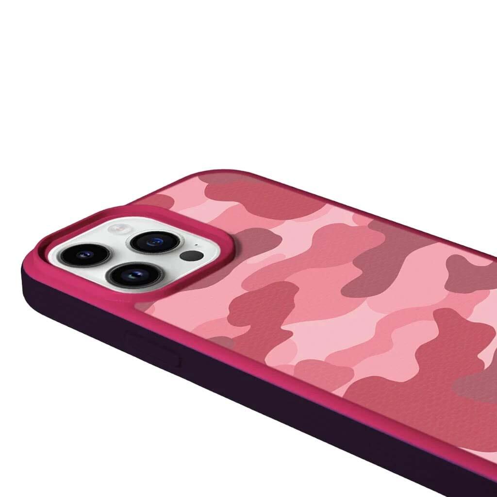 Renoverad Caseco MagSafe iPhone 14 Pro Pink Camo Case - Reebelo Sverige