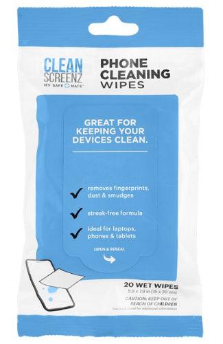 Renoverad Case-Mate CleanScreenz Cleansing Phone Wipes (20pcs) - Reebelo Sverige