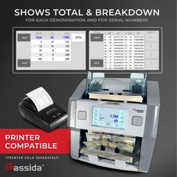 Renoverad Cassida 8800R V2 Mixed Bill Counter - Reebelo Sverige