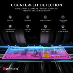 Renoverad Cassida 8800R V2 Mixed Bill Counter - Reebelo Sverige