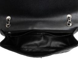 Renoverad Chanel Caviar Leather Classic Maxi Single Flap Bag - Reebelo Sverige