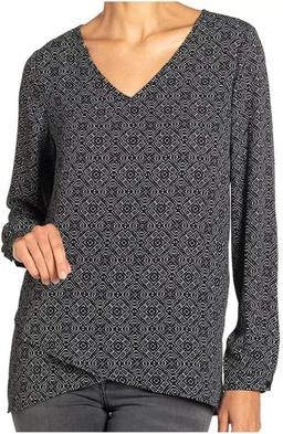 Renoverad Chelsea & Theodore Women's Top Geo Print - Reebelo Sverige