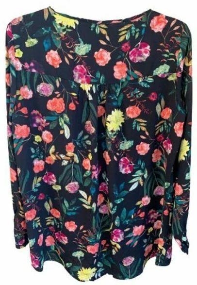 Renoverad Chelsea & Theodore Women's Top Multi Painterly Floral - Reebelo Sverige