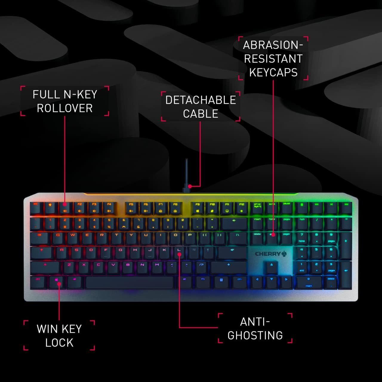 Renoverad CHERRY MV 3.0 Viola Wired Mechanical Gaming Keyboard - Reebelo Sverige