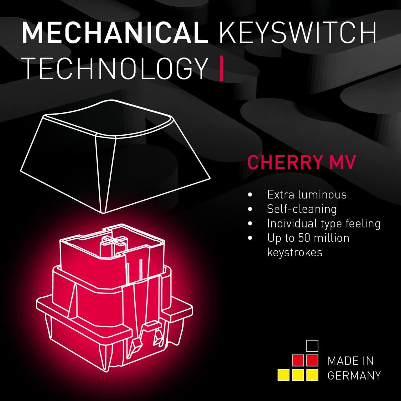 Renoverad CHERRY MV 3.0 Viola Wired Mechanical Gaming Keyboard - Reebelo Sverige