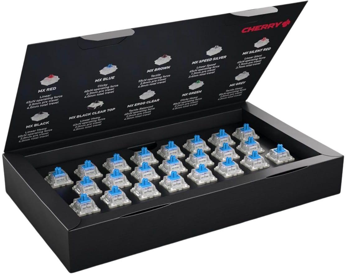 Renoverad CHERRY MX RGB Blue Switch Kit - Reebelo Sverige