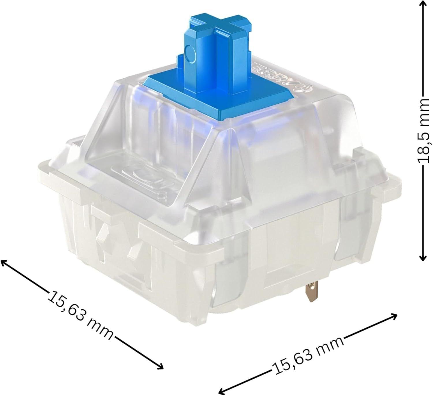 Renoverad CHERRY MX RGB Blue Switch Kit - Reebelo Sverige