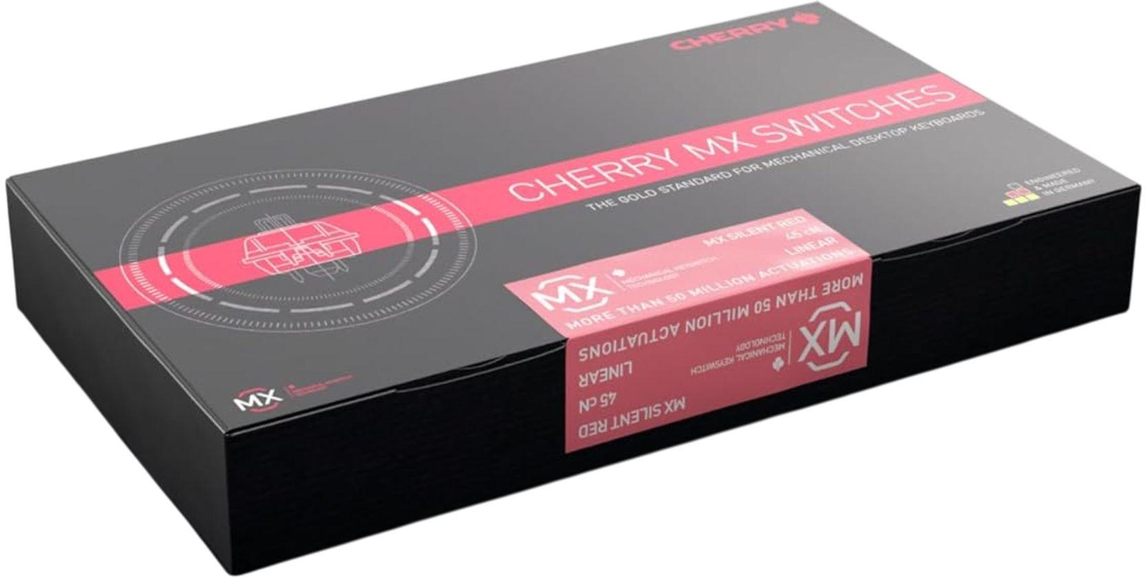 Renoverad CHERRY MX RGB Silent Red Switch Kit - Reebelo Sverige