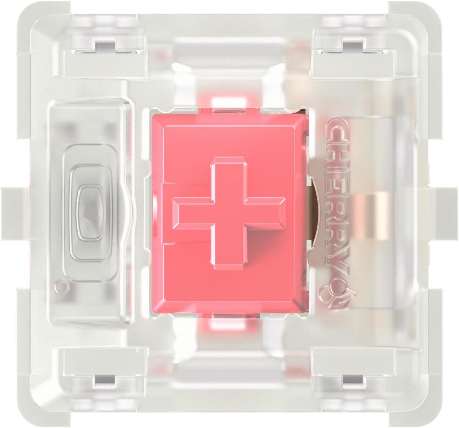 Renoverad CHERRY MX RGB Silent Red Switch Kit - Reebelo Sverige