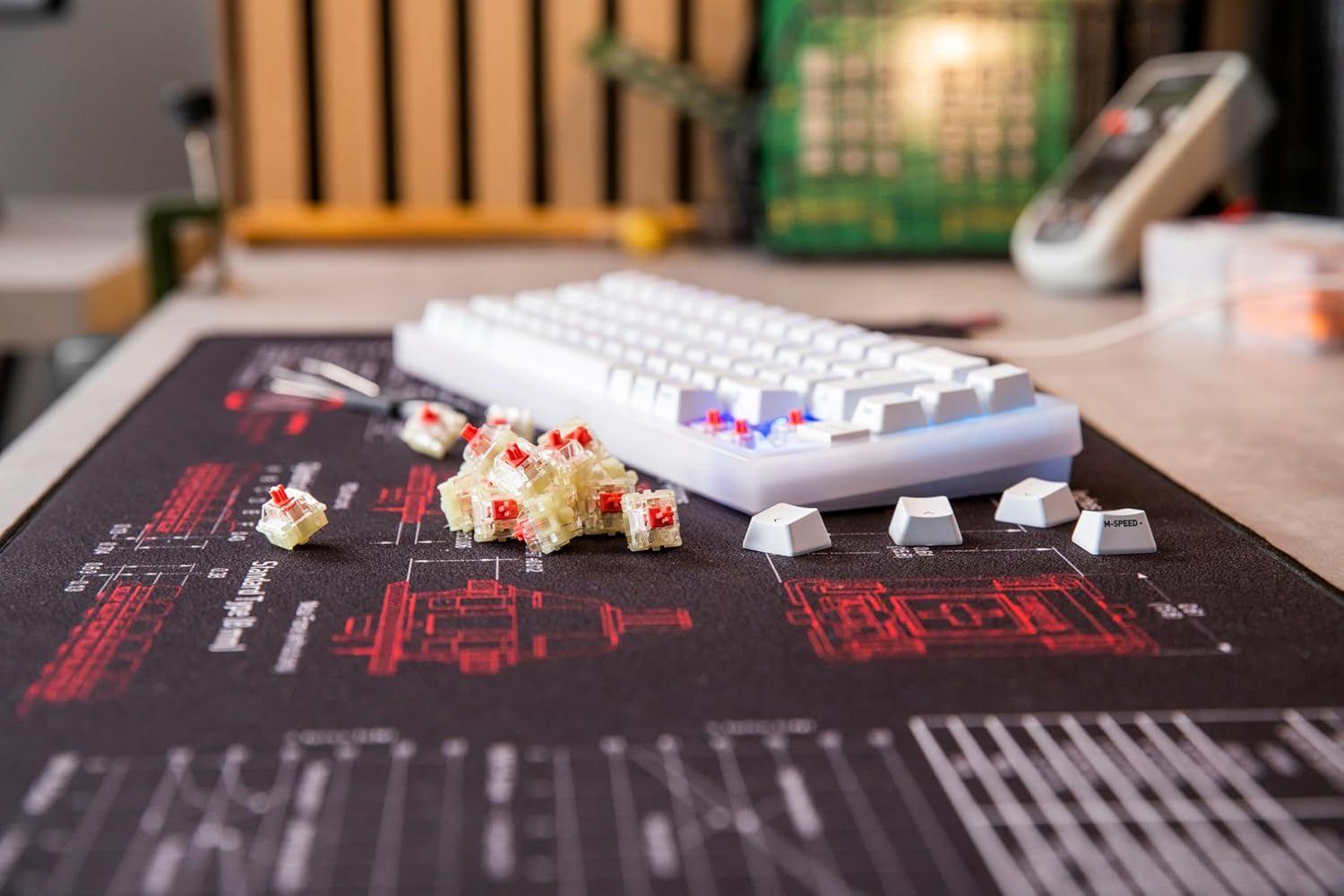 Renoverad CHERRY MX RGB Silent Red Switch Kit - Reebelo Sverige