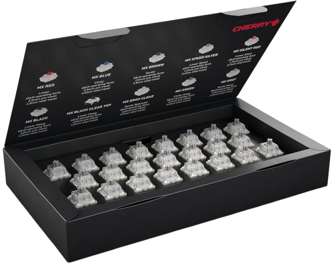 Renoverad CHERRY MX RGB Speed Silver Switch Kit - Reebelo Sverige