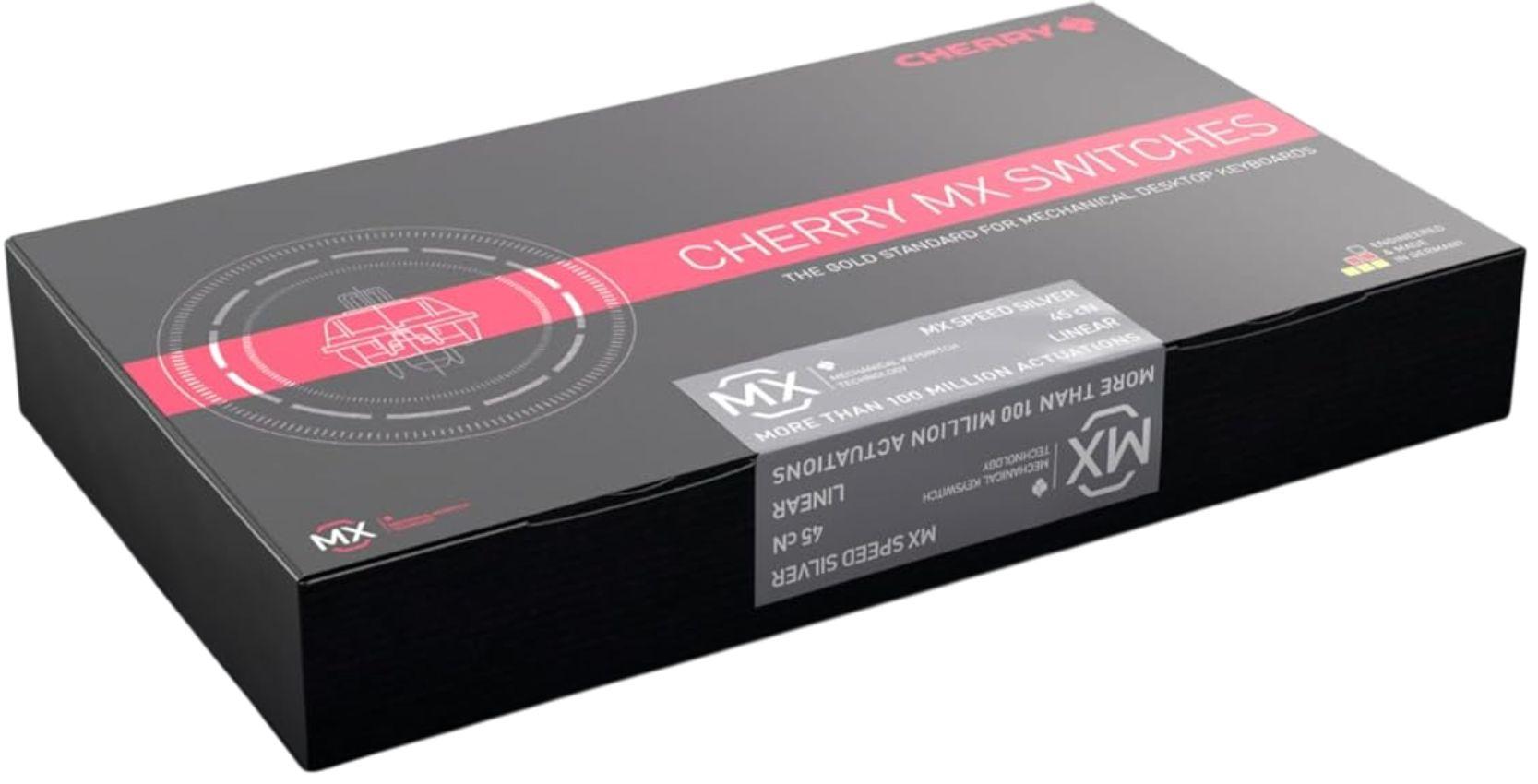Renoverad CHERRY MX RGB Speed Silver Switch Kit - Reebelo Sverige