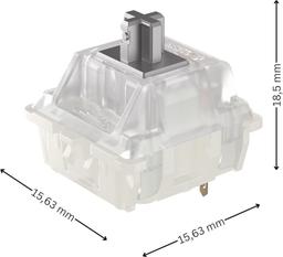 Renoverad CHERRY MX RGB Speed Silver Switch Kit - Reebelo Sverige