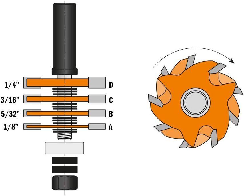 Renoverad CMT 800.506.11 Slot Cutter Set - Reebelo Sverige