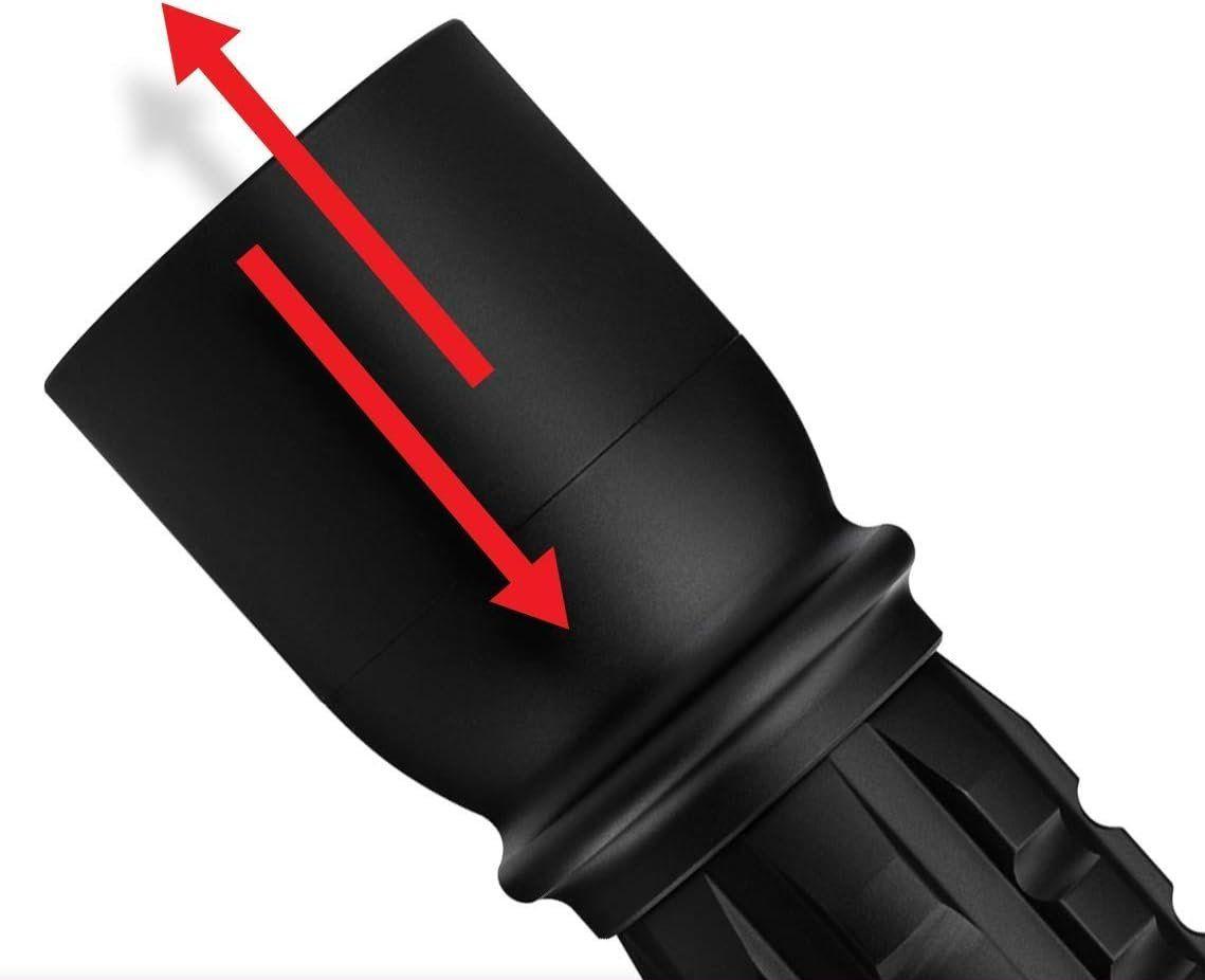 Renoverad Coast XP11R Rechargeable Dual Power LED Flashlight - Reebelo Sverige