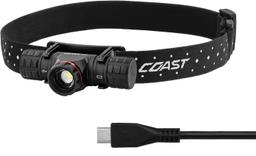 Renoverad Coast XPH30R USB-C Rechargeable Dual Power Headlamp - Reebelo Sverige