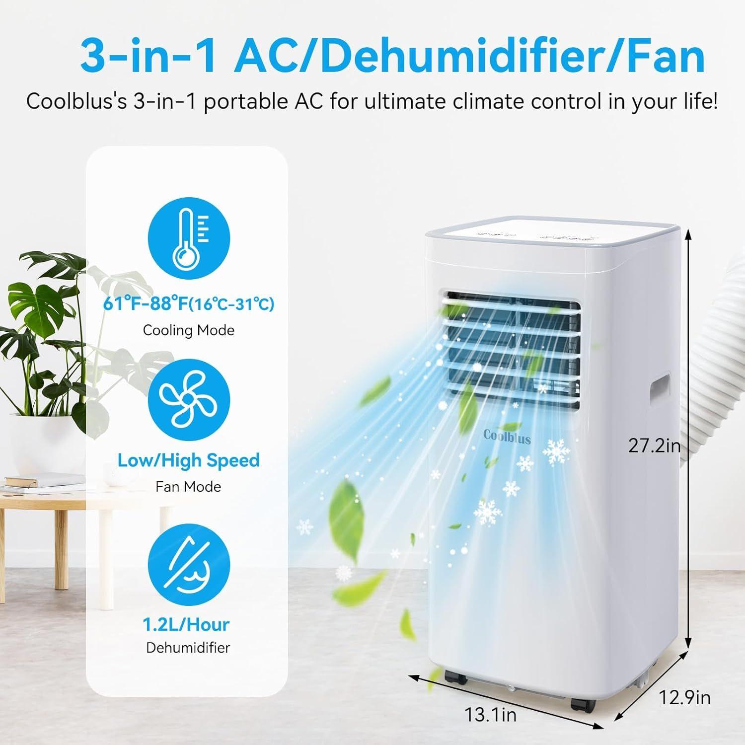 Renoverad Coolblus Portable Air Conditioner A019K-06KR - Reebelo Sverige