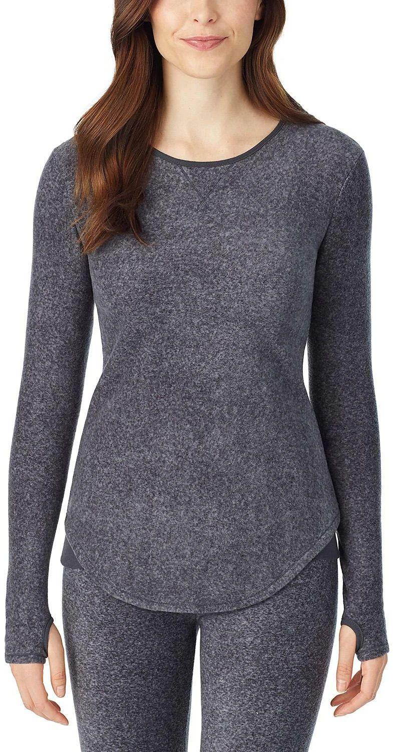 Renoverad Cuddl Duds Fleecewear with Stretch Long Sleeve Crew - Reebelo Sverige