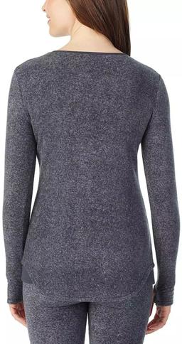 Renoverad Cuddl Duds Fleecewear with Stretch Long Sleeve Crew - Reebelo Sverige