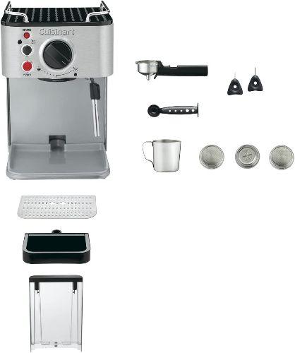 Renoverad Cuisinart 1.66 Quart Manual Espresso Machine (EM-100) - Reebelo Sverige