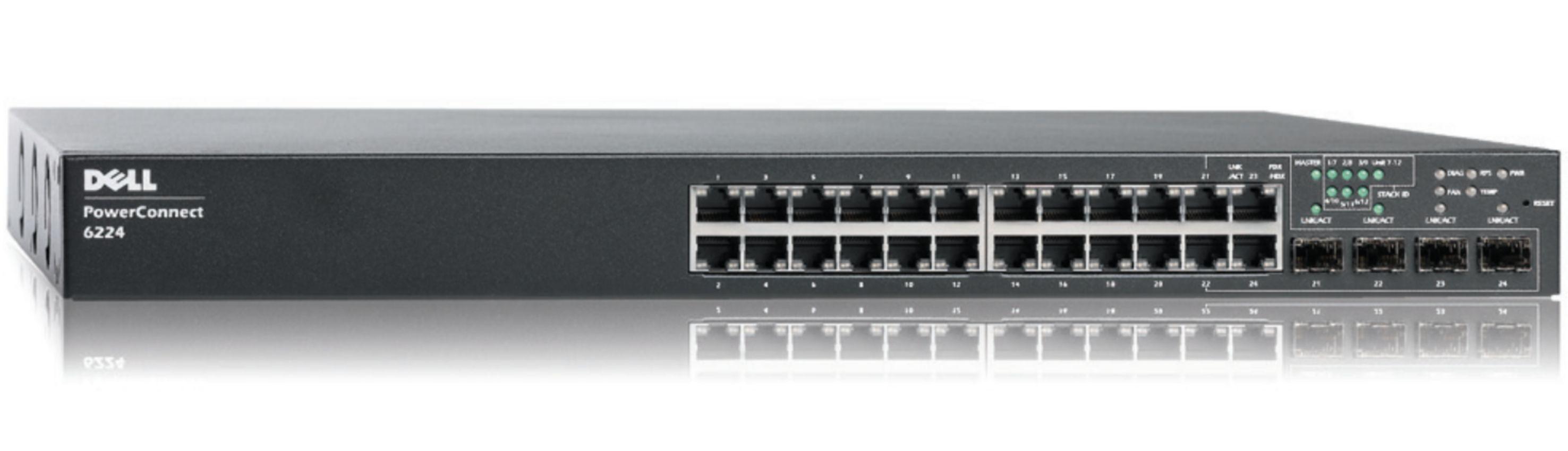 Renoverad Dell PowerConnect 6224 24-port Gigabit Switch - Reebelo Sverige