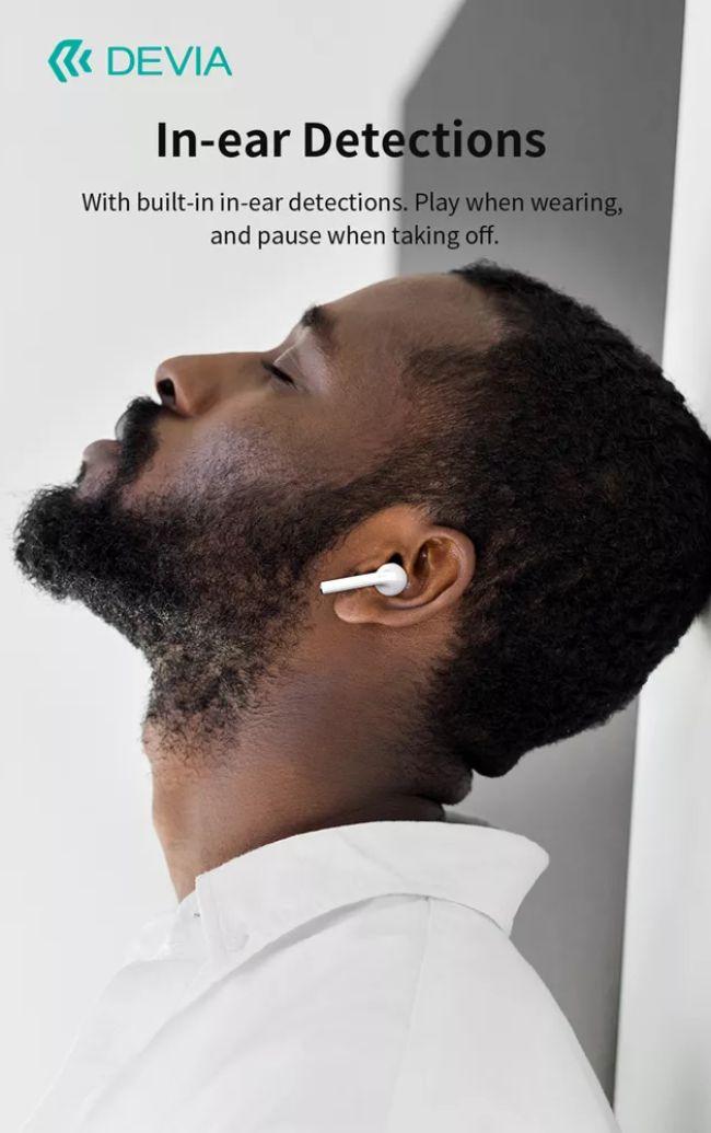 Renoverad Devia EM053 Airbuds True Wireless Earphone - Reebelo Sverige