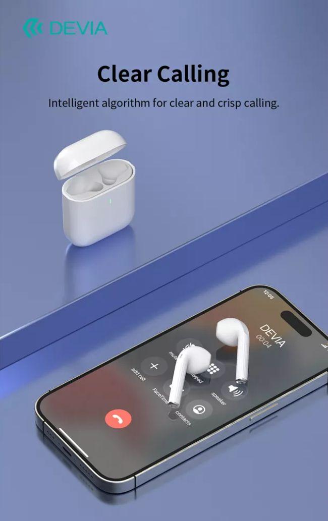 Renoverad Devia EM053 Airbuds True Wireless Earphone - Reebelo Sverige