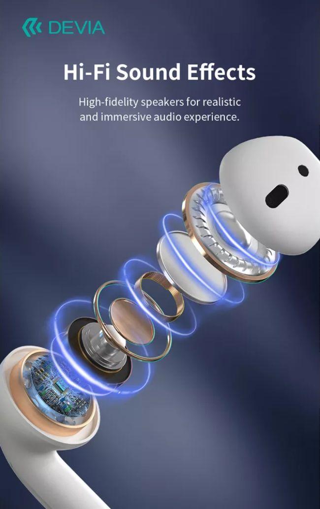 Renoverad Devia EM053 Airbuds True Wireless Earphone - Reebelo Sverige