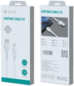 Renoverad Devia Kintone Cable V2 Charging Cable for Type-C (1m) - Reebelo Sverige