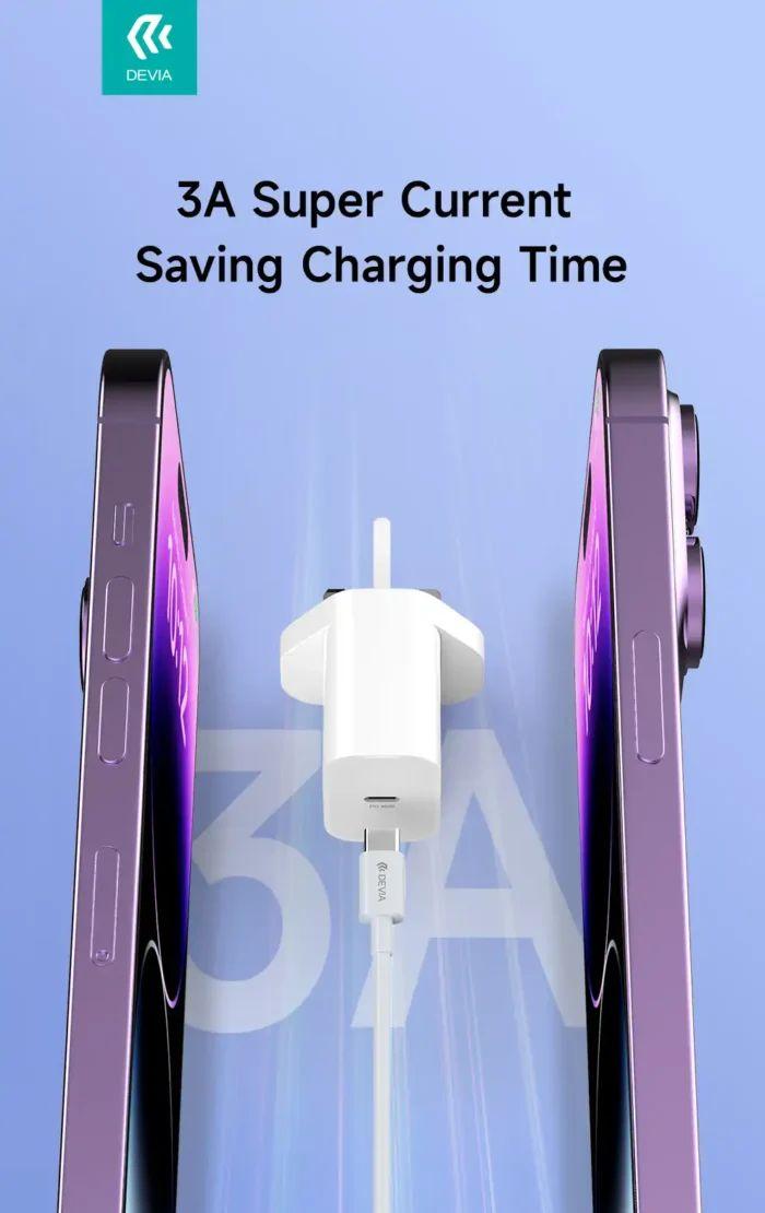Renoverad Devia Smart Series PD Quick Charger (UK / 20W / V2) - Reebelo Sverige