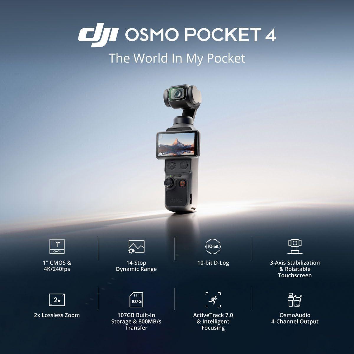Renoverad DJI Osmo Pocket 4 Creator Combo - Reebelo Sverige