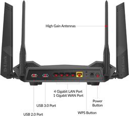 Renoverad D-Link AX5400 Mesh WiFi 6 Router (DIR-X5460) - Reebelo Sverige