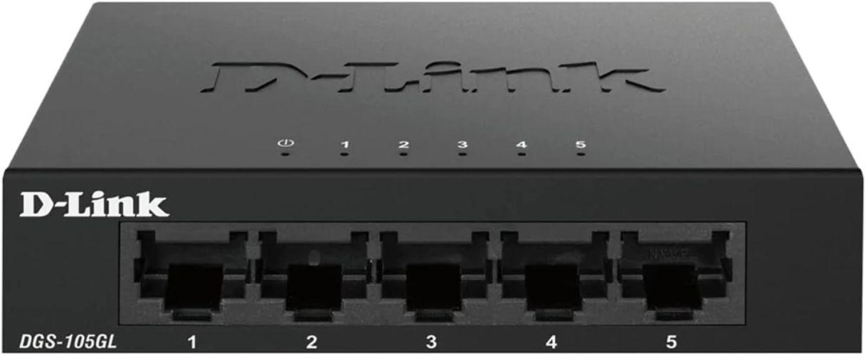 Renoverad D-Link DGS-105GL 5-Port Gigabit Desktop Switch - Reebelo Sverige