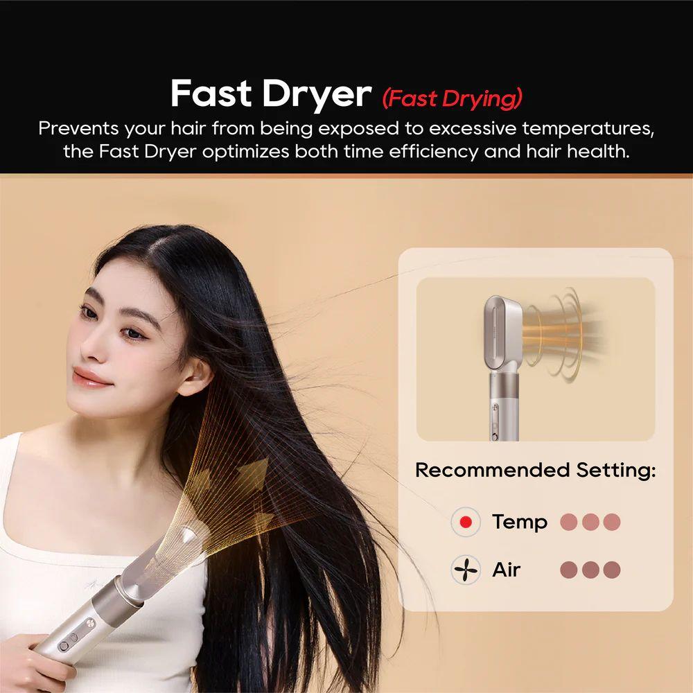 Renoverad Dreame AirStyle 5-in-1 Hair Drying & Styling Tool Kit - Reebelo Sverige