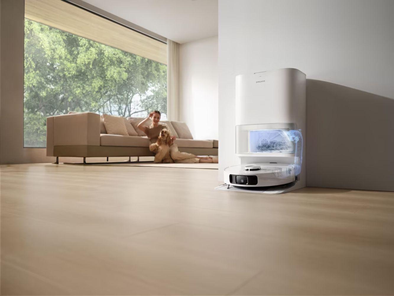 Renoverad Dreame L40S Pro Ultra Robot Vacuum Cleaner and Mop with Self-Cleaning - Reebelo Sverige