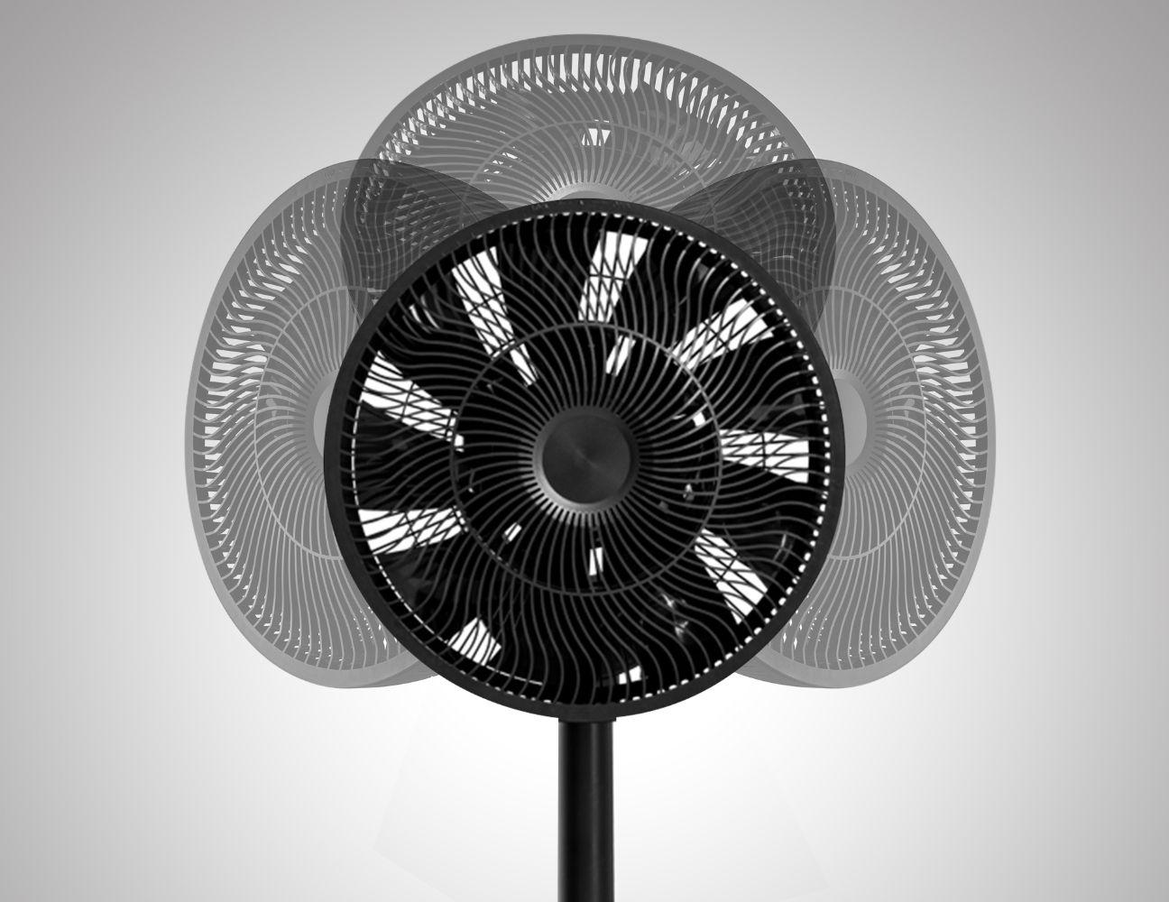Renoverad Duux Whisper Flex Smart Stand Fan - Reebelo Sverige