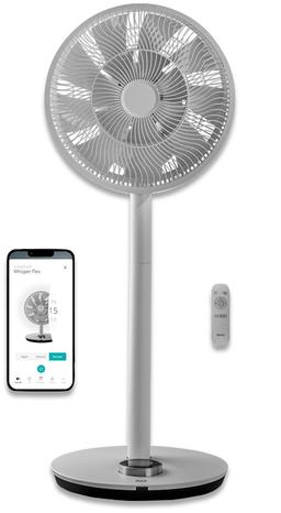 Renoverad Duux Whisper Flex Smart Stand Fan - Reebelo Sverige