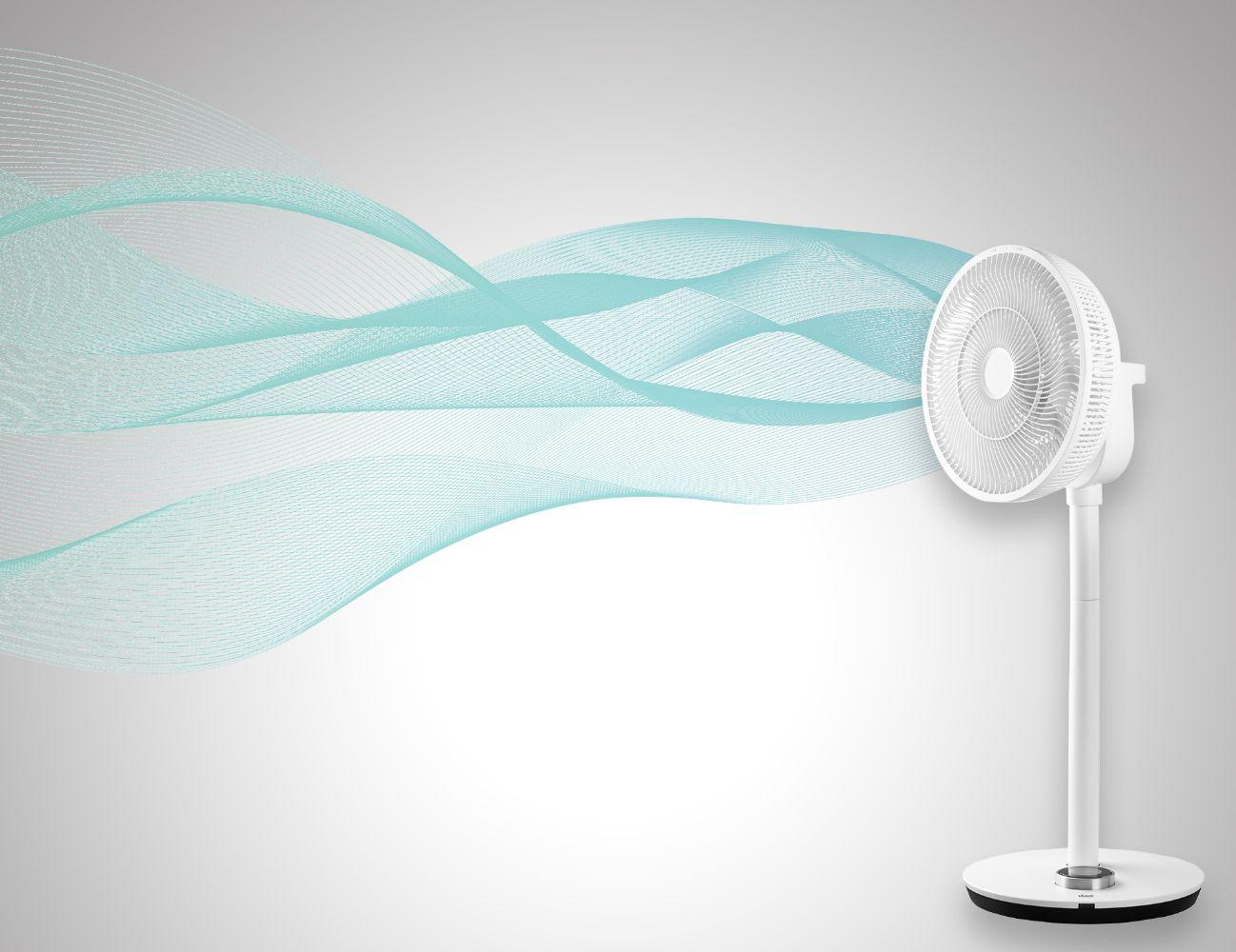 Renoverad Duux Whisper Flex Smart Stand Fan - Reebelo Sverige