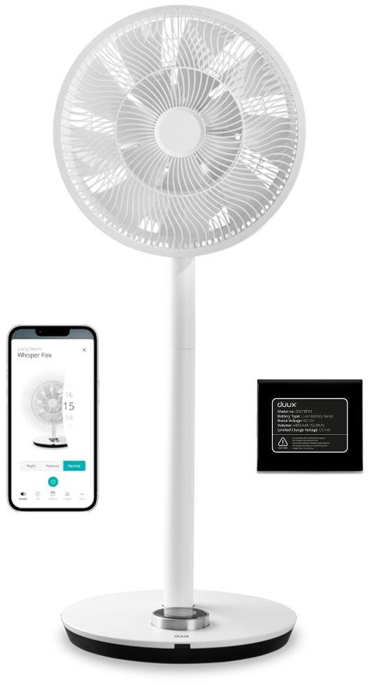 Renoverad Duux Whisper Flex Smart + Battery Pack - Reebelo Sverige