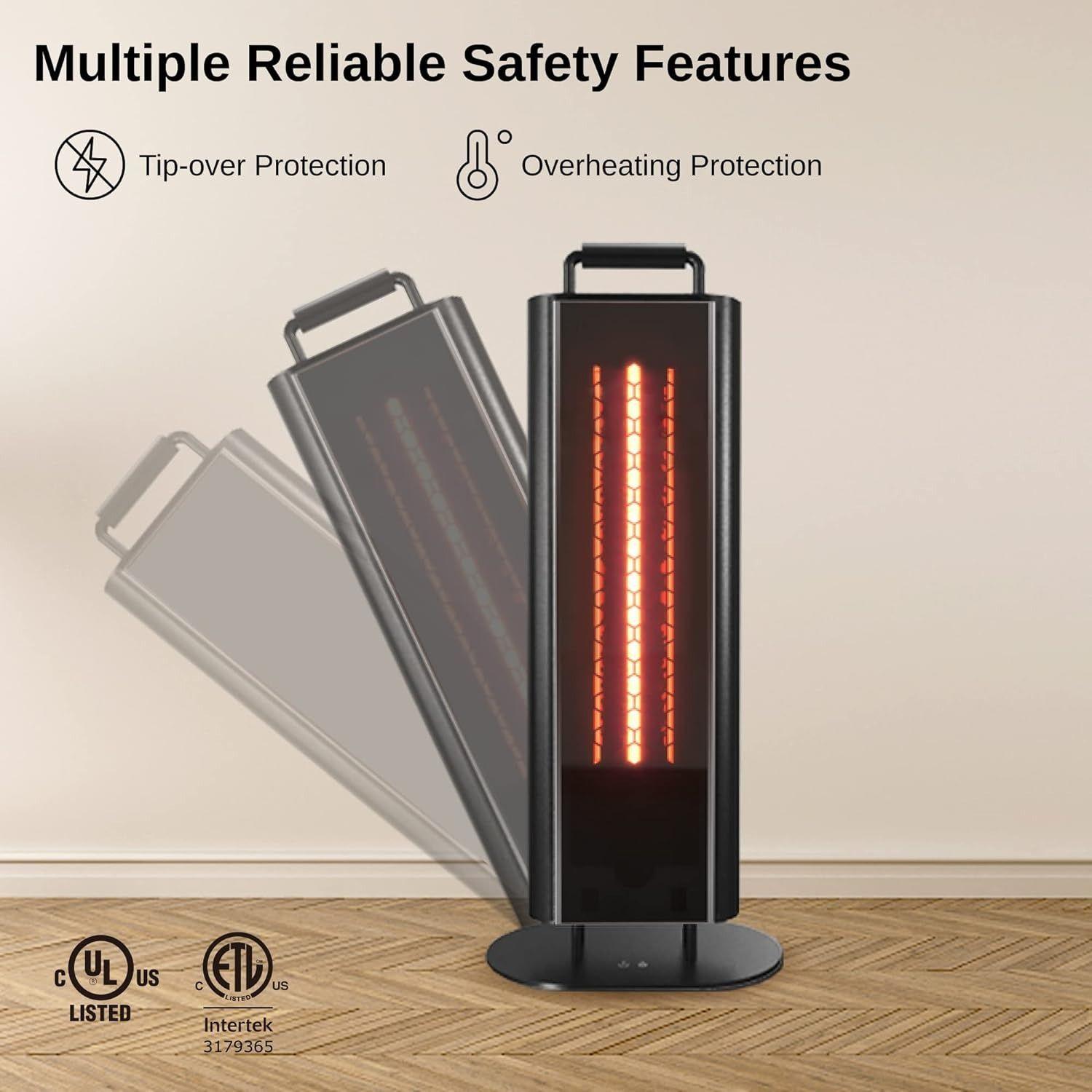 Renoverad East Oak 1500W Patio Heater - Reebelo Sverige