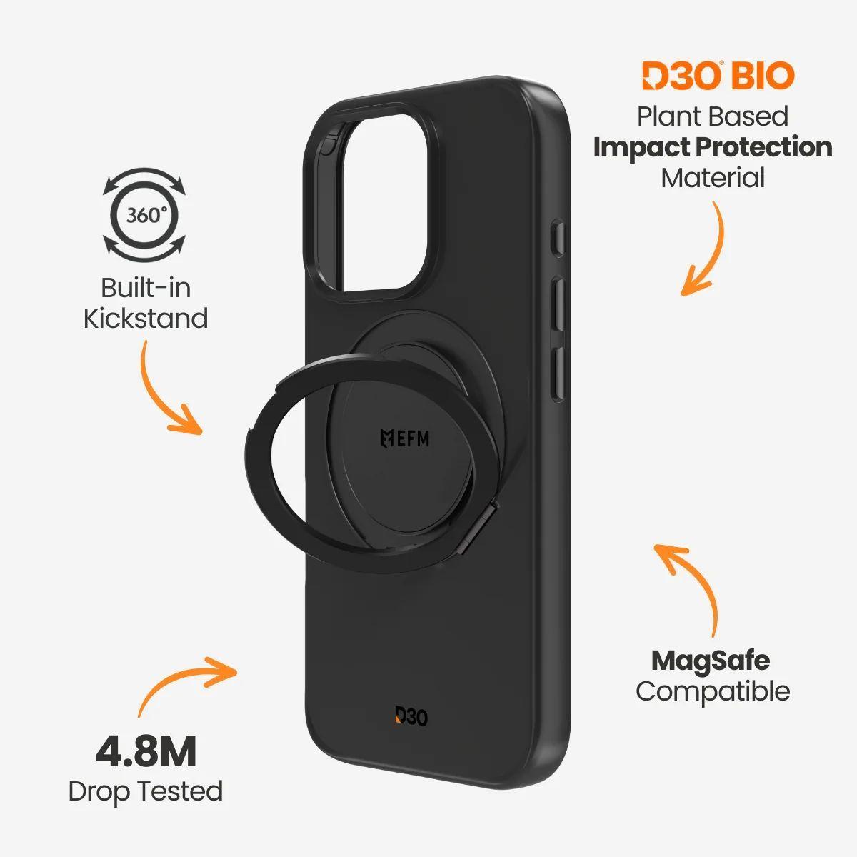 Renoverad EFM Alta with D3O Bio Phone Case for iPhone 16 Pro - Reebelo Sverige