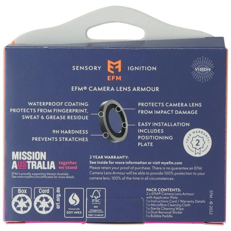 Renoverad EFM Camera Lens Armour for iPhone 14 / 14 Plus - Reebelo Sverige