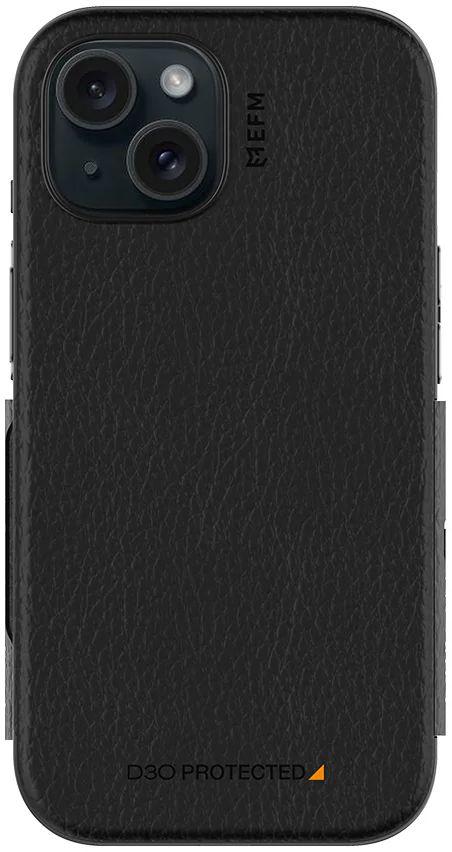Renoverad EFM Monaco Wallet Phone Case with D3O 5G for iPhone 15 - Reebelo Sverige