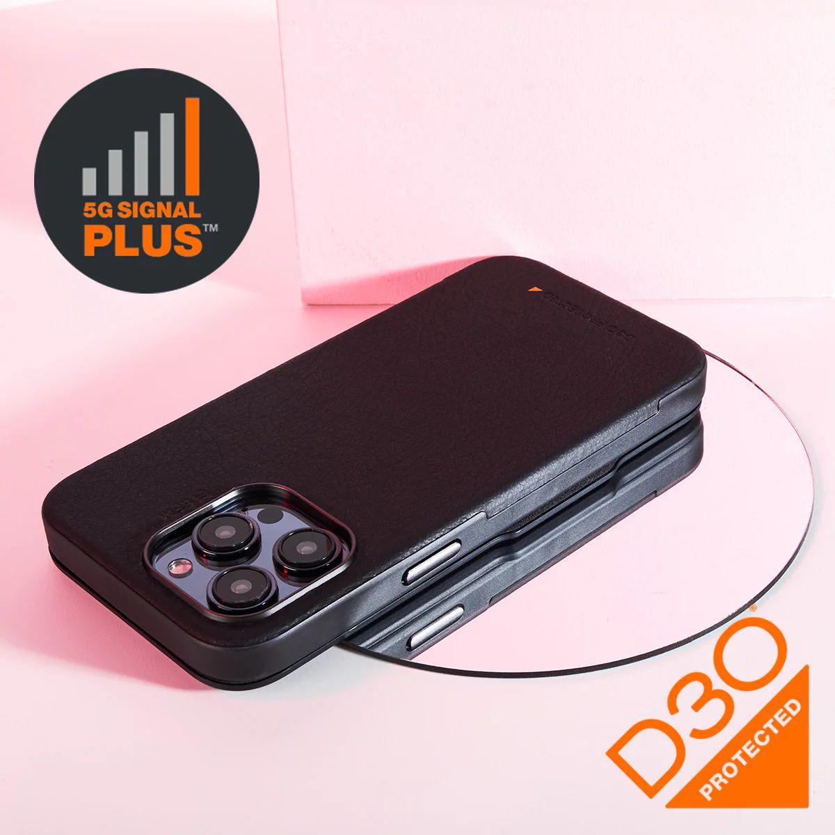 Renoverad EFM Monaco Wallet Phone Case with D3O 5G for iPhone 15 - Reebelo Sverige