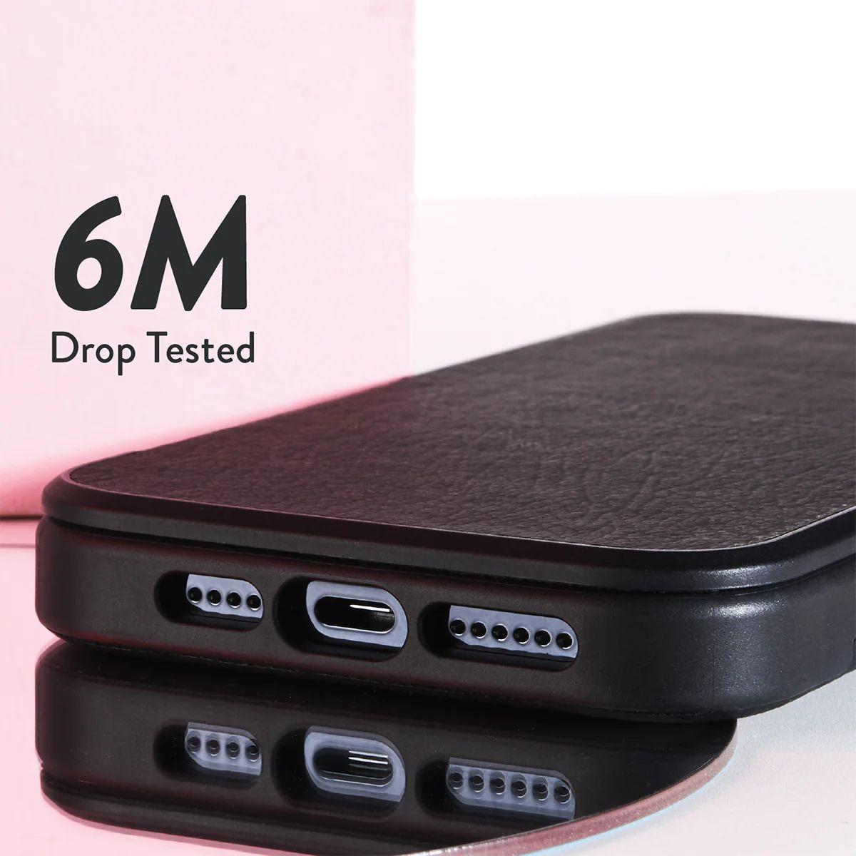 Renoverad EFM Monaco Wallet Phone Case with D3O 5G for iPhone 15 - Reebelo Sverige